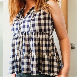 Checkered Blouse size XS